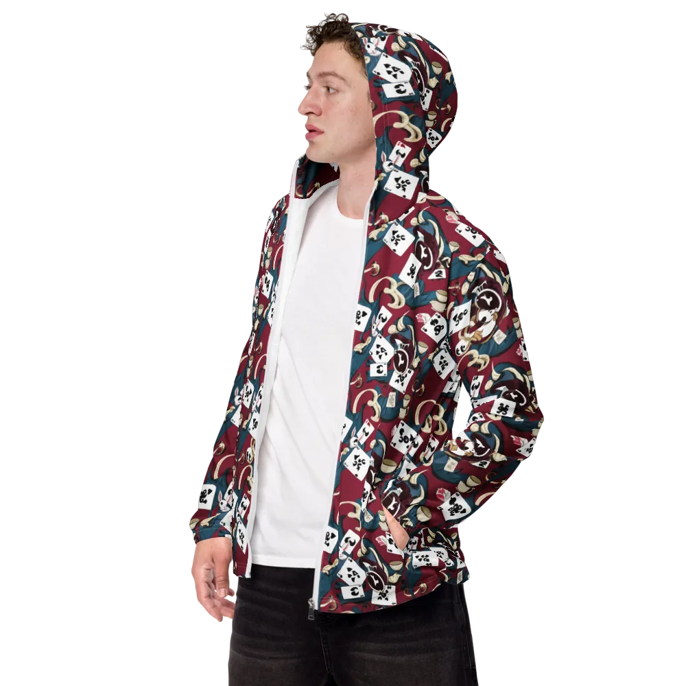 Rabbit Hat Trick on Men's Windbreaker — Left Front