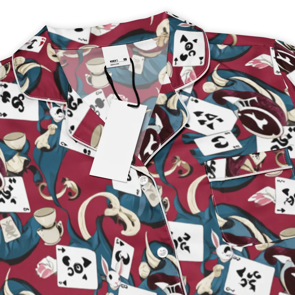 Rabbit Hat Trick on Women's Short Sleeve Pajama Top — Product details