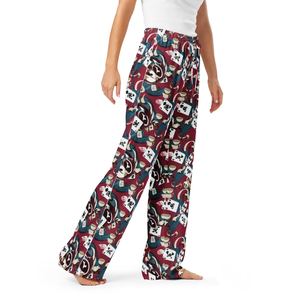 Rabbit Hat Trick on Women's Pajama Pants — Right Front