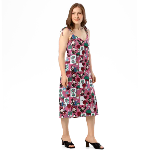 Wonderland Shuffle on a Slip Dress
