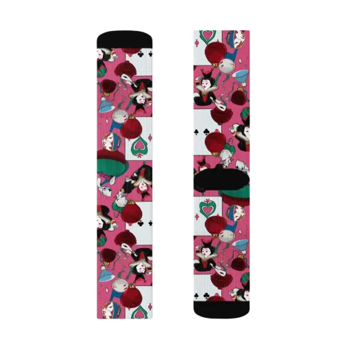 Wonderland Shuffle on a Socks