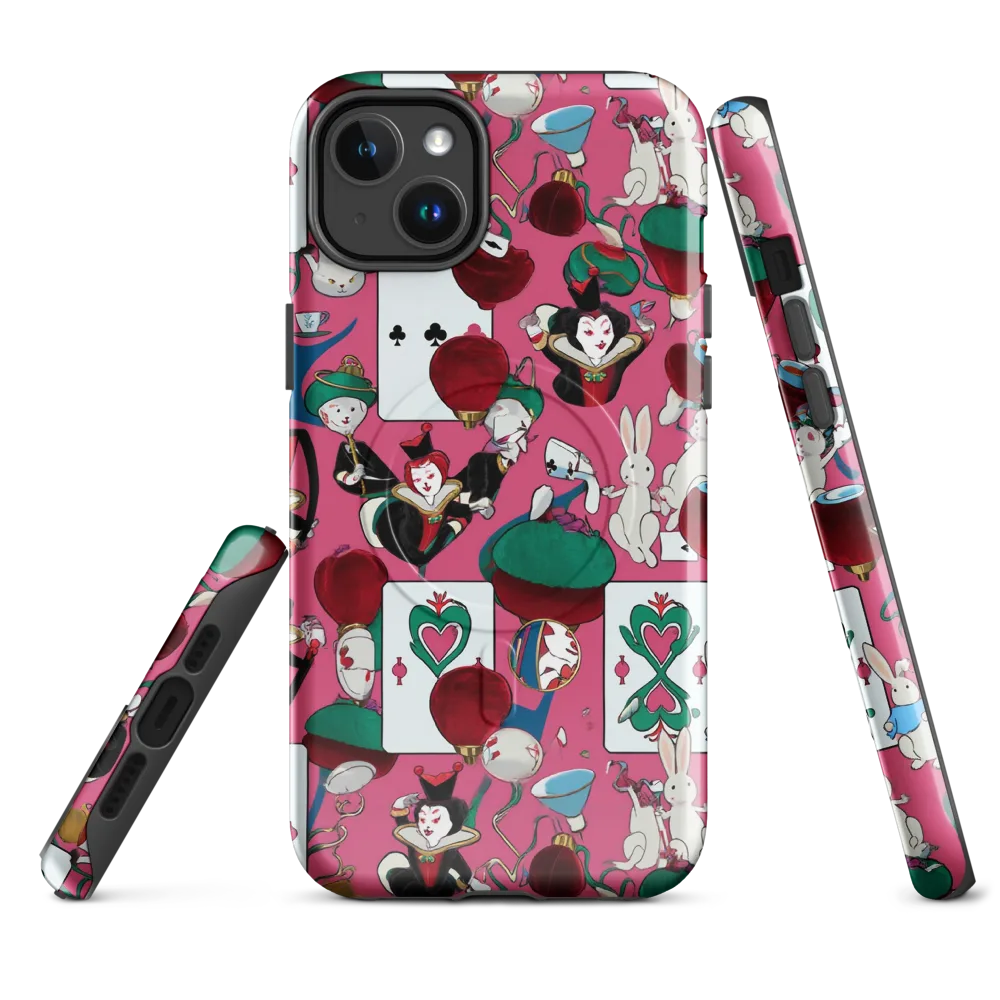 Wonderland Shuffle on MagSafe Tough Case for iPhone® — Front