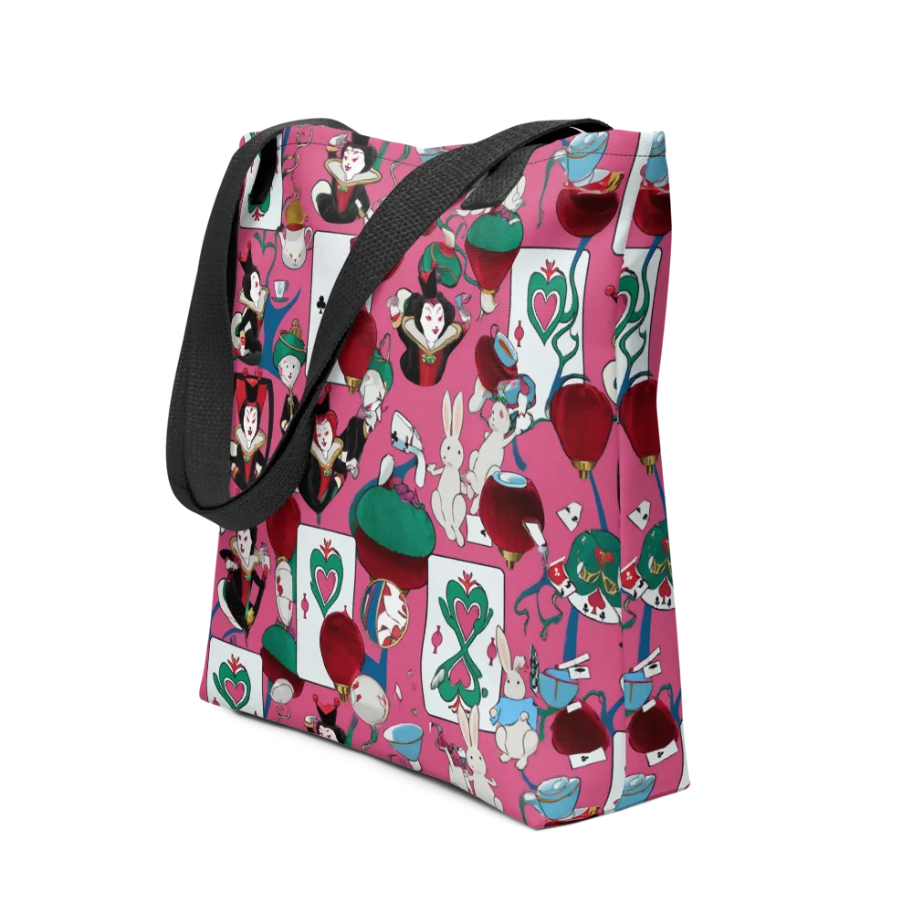 Wonderland Shuffle on Tote Bag — Front