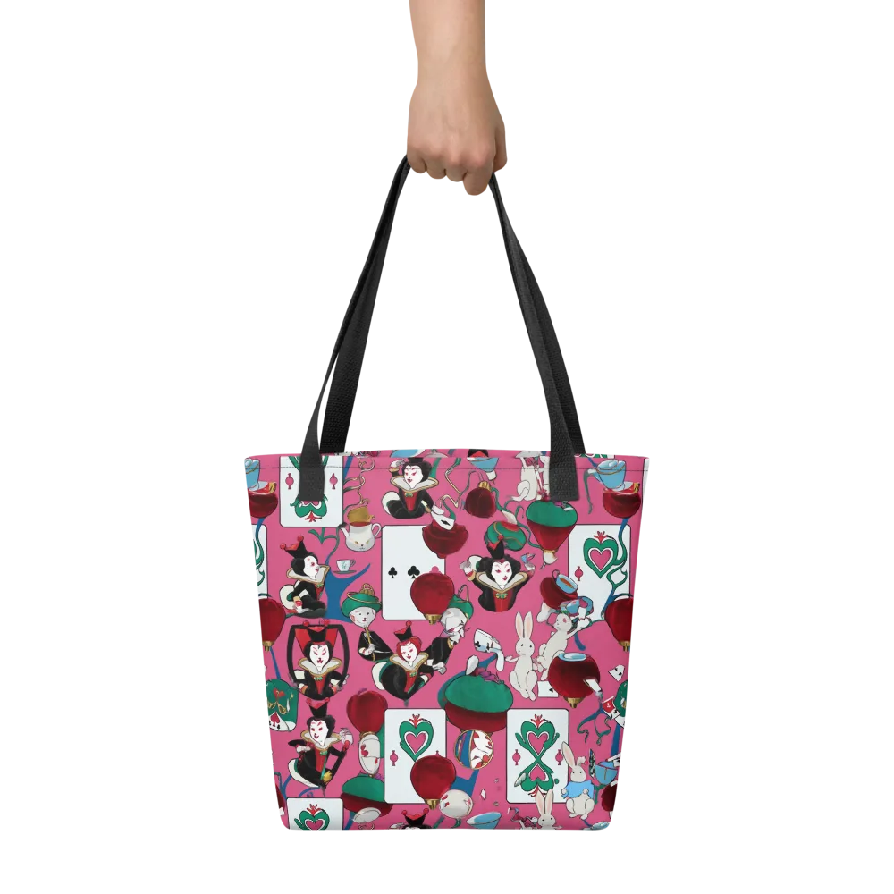 Wonderland Shuffle on Tote Bag — Front
