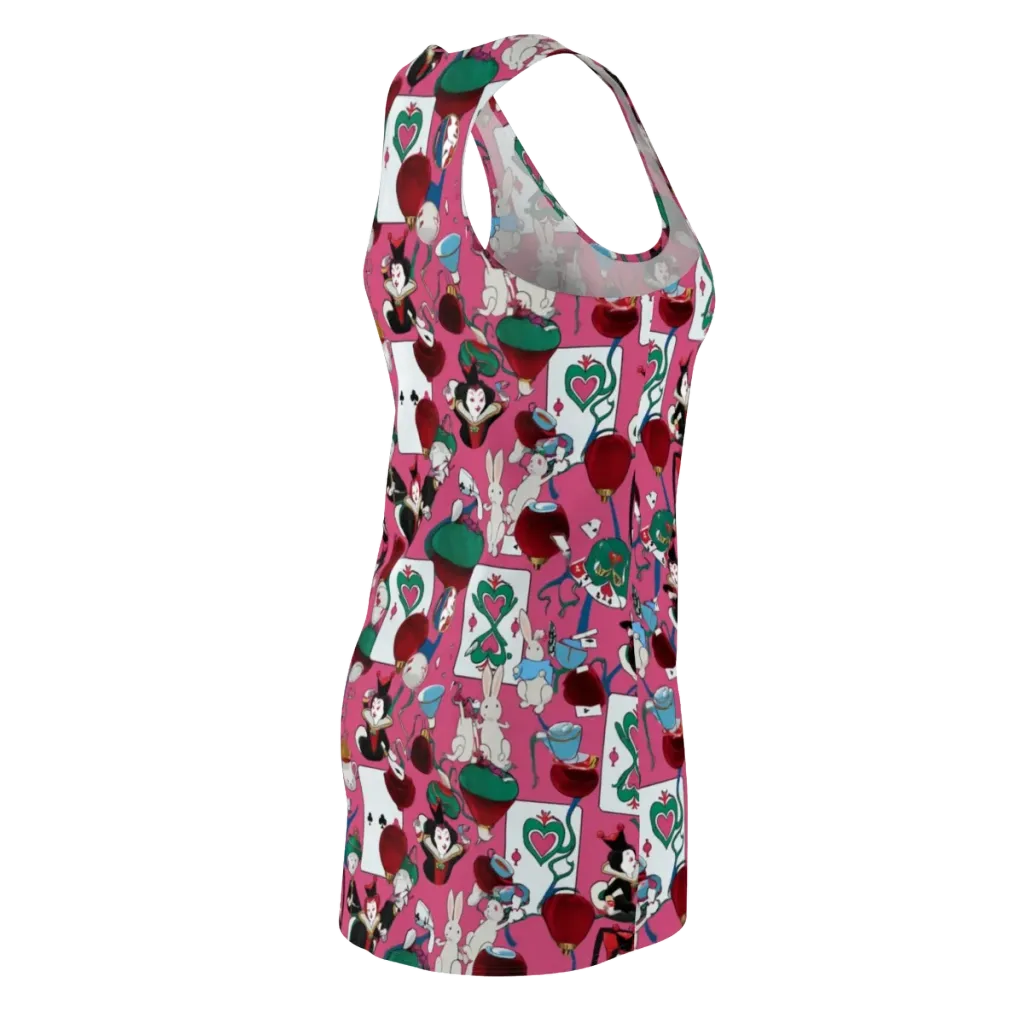 Wonderland Shuffle on Racerback Dress — Back Side