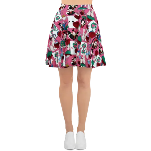 Wonderland Shuffle on a Skater Skirt