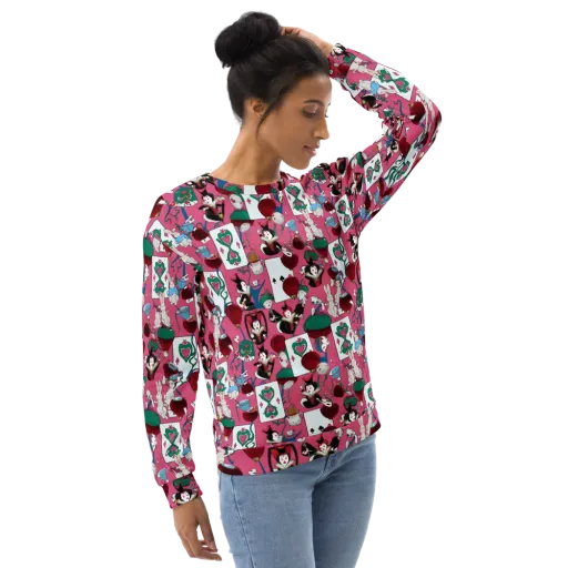 Wonderland Shuffle on a Sweatshirt