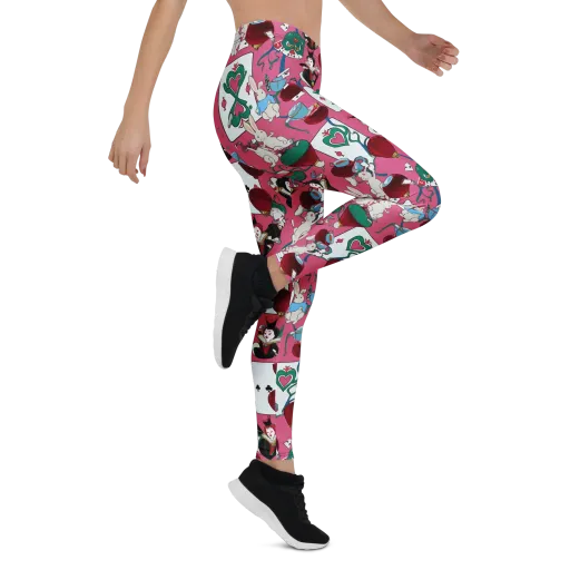 Wonderland Shuffle on a Leggings