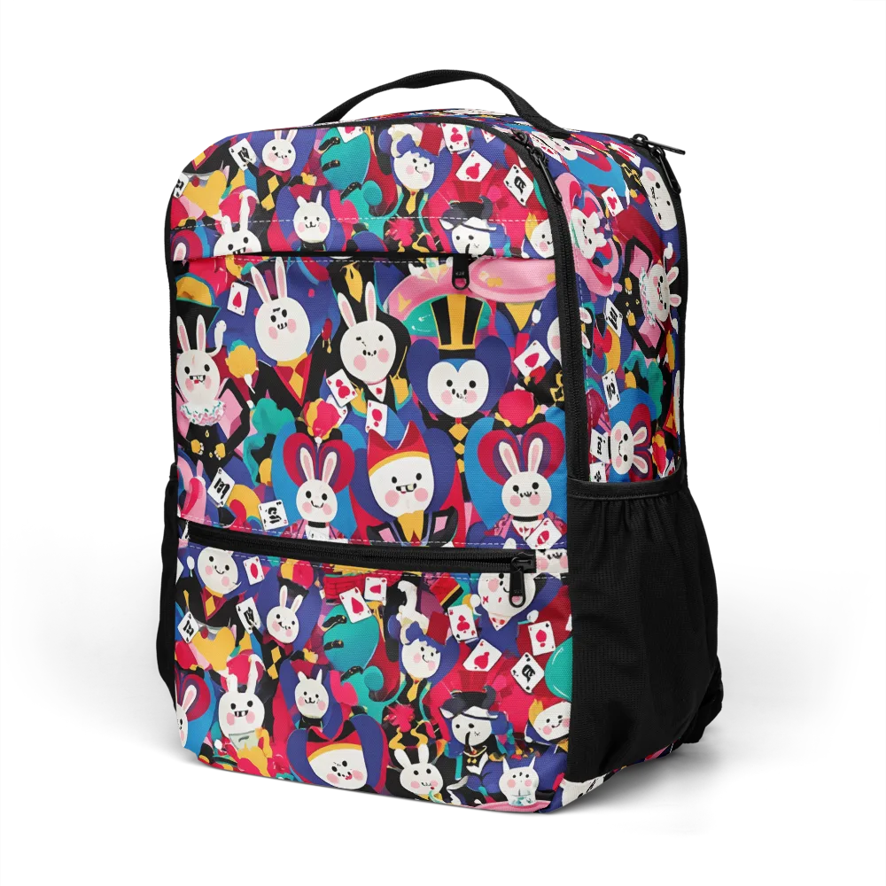 Rabbit Royale on Utility Backpack — Left Front