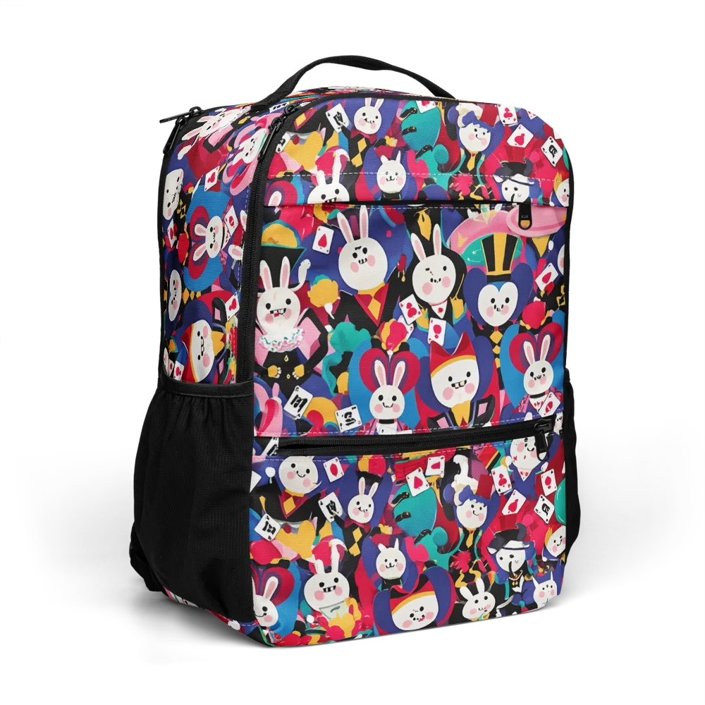 Rabbit Royale on Utility Backpack — Right Front