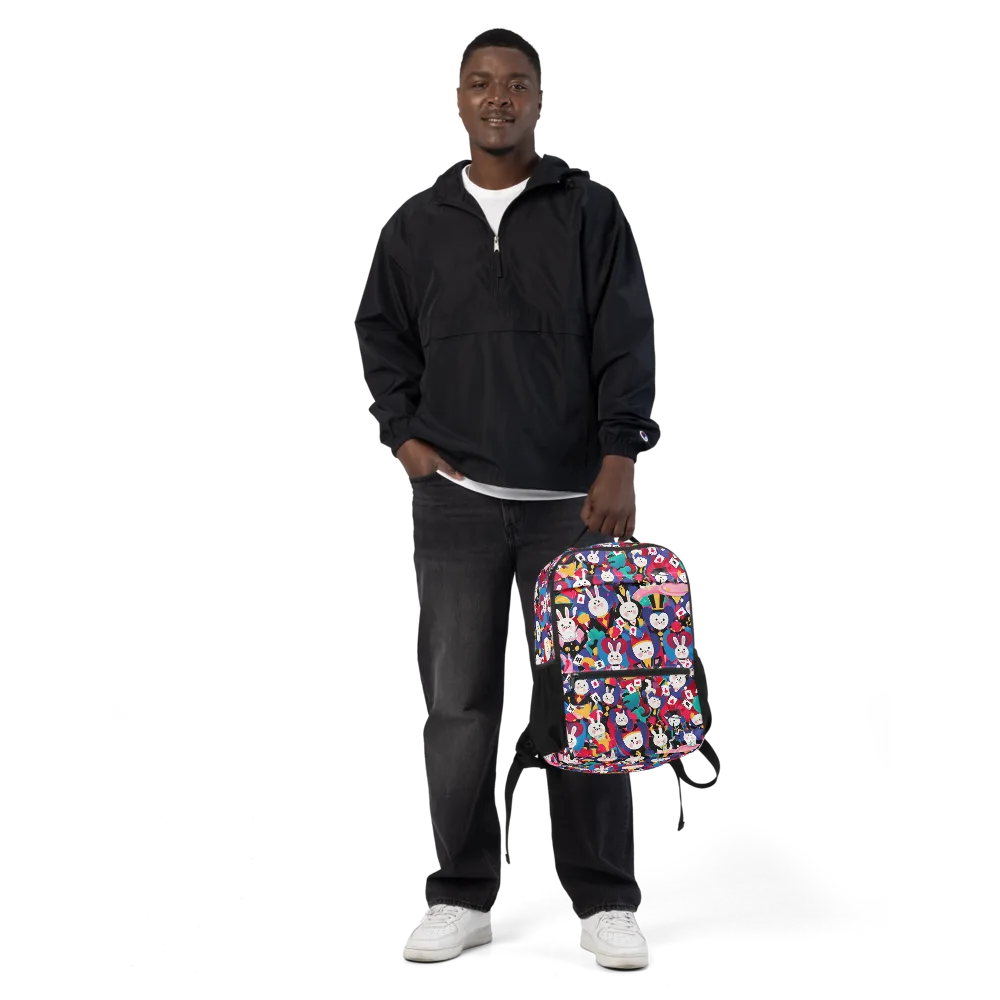 Rabbit Royale on Utility Backpack — Front