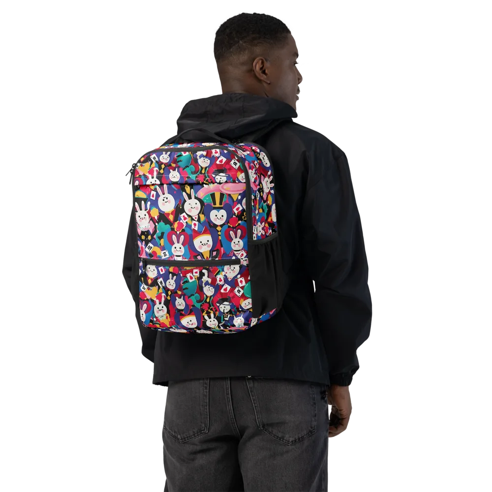 Rabbit Royale on Utility Backpack — Back