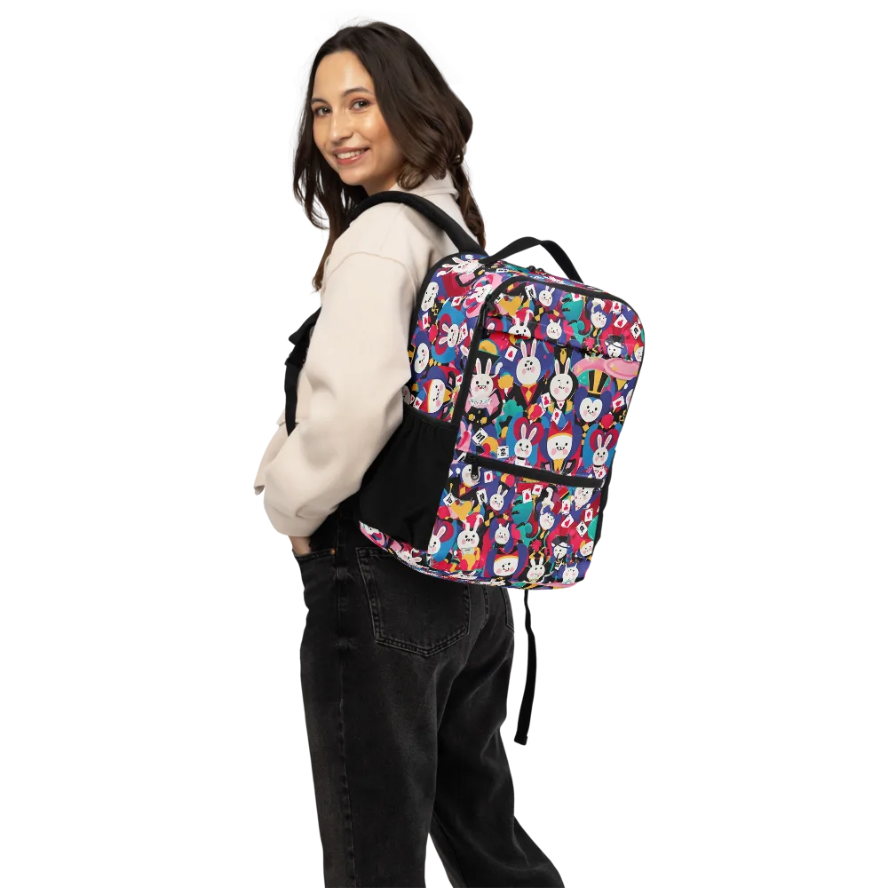 Rabbit Royale on Utility Backpack — Back