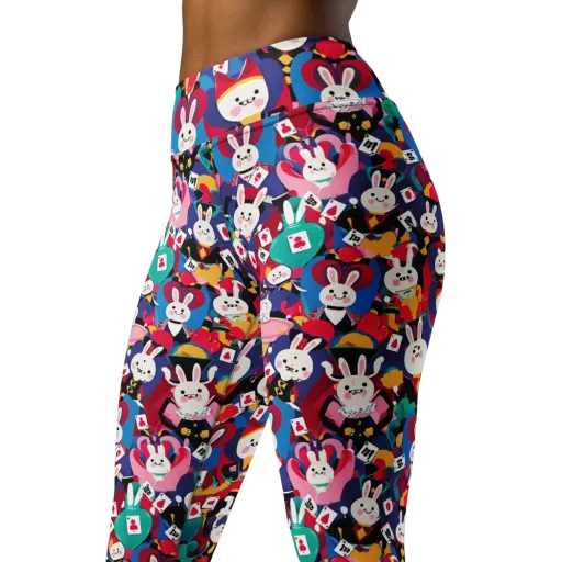 Rabbit Royale on a Yoga Leggings