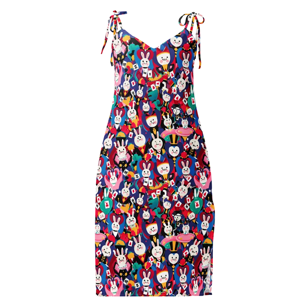 Rabbit Royale on Slip Dress — Front