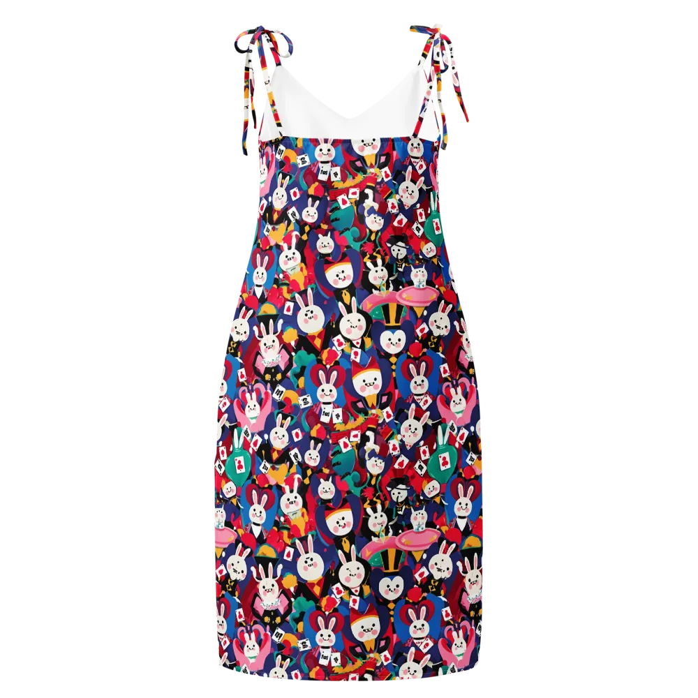 Rabbit Royale on Slip Dress — Back