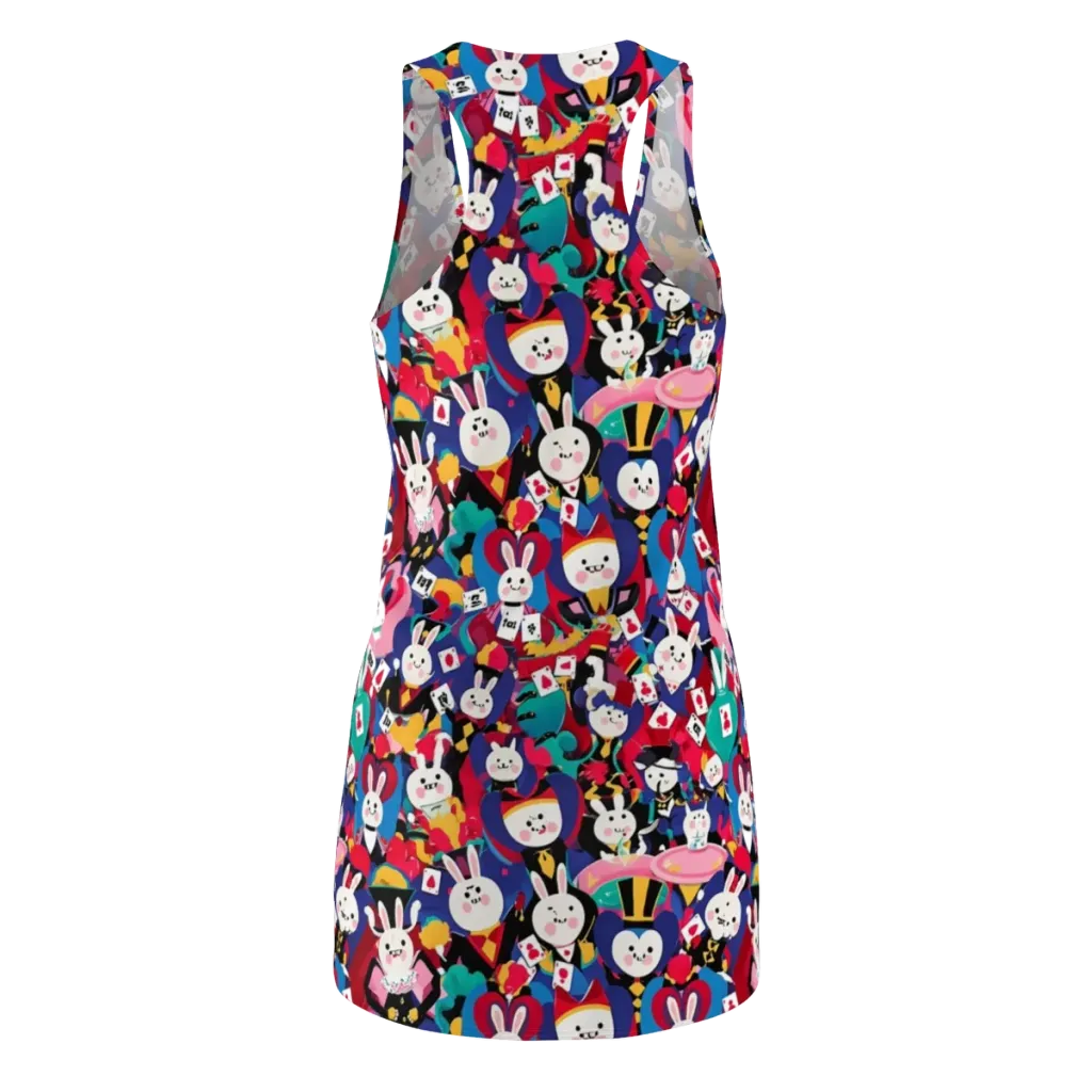 Rabbit Royale on Racerback Dress — Back