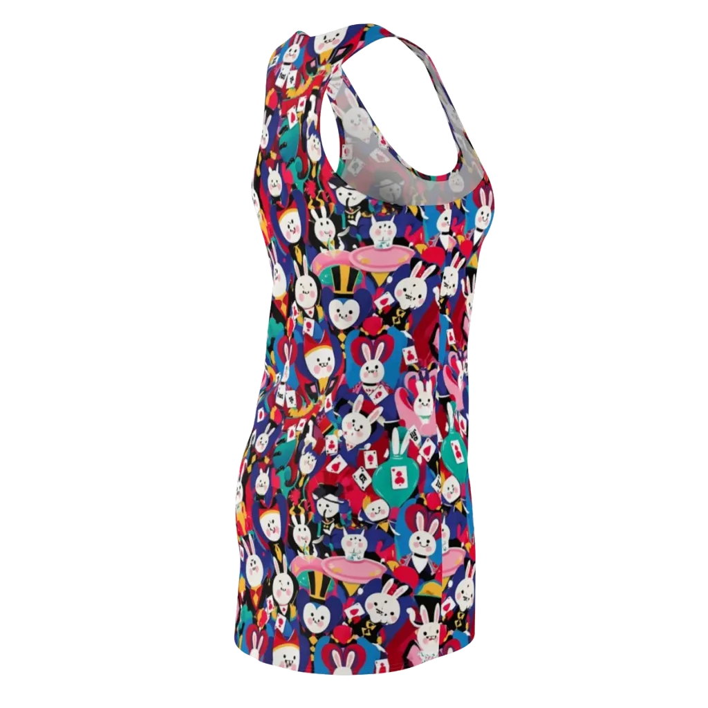 Rabbit Royale on Racerback Dress — Back Side