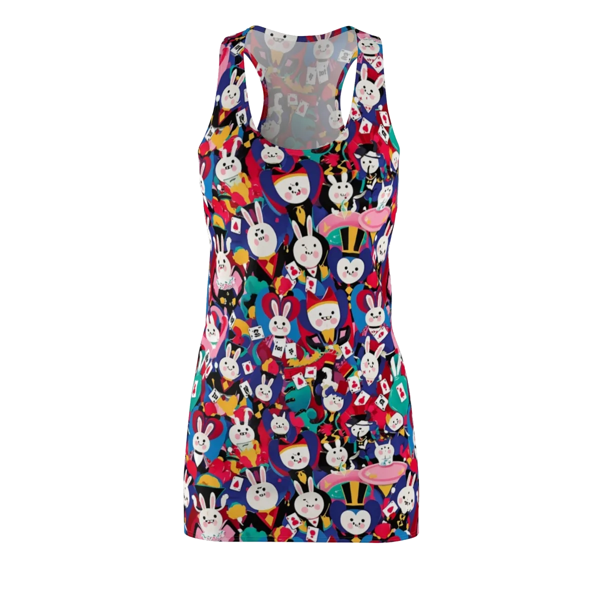 Rabbit Royale on Racerback Dress — Front