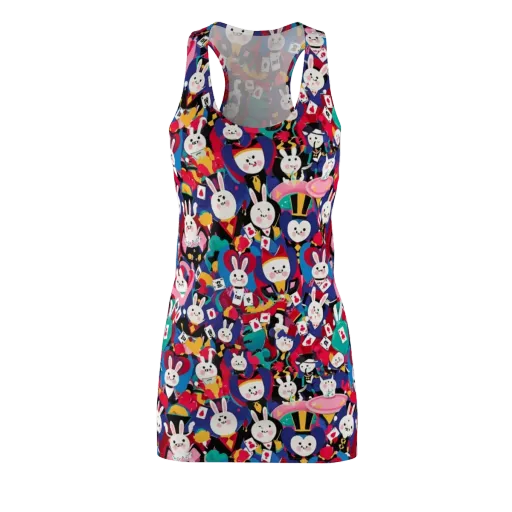 Rabbit Royale on a Racerback Dress