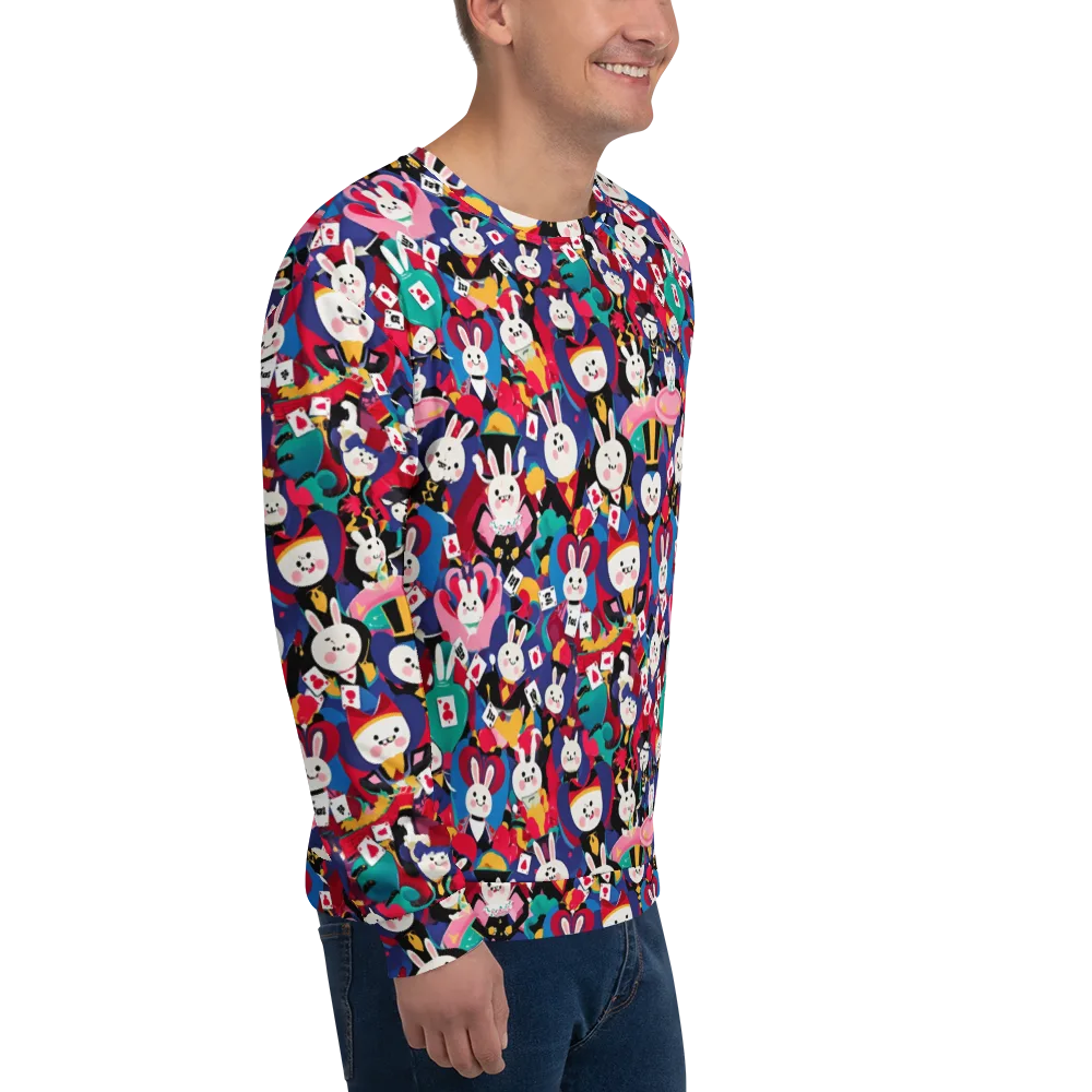 Rabbit Royale on Sweatshirt — Right Front