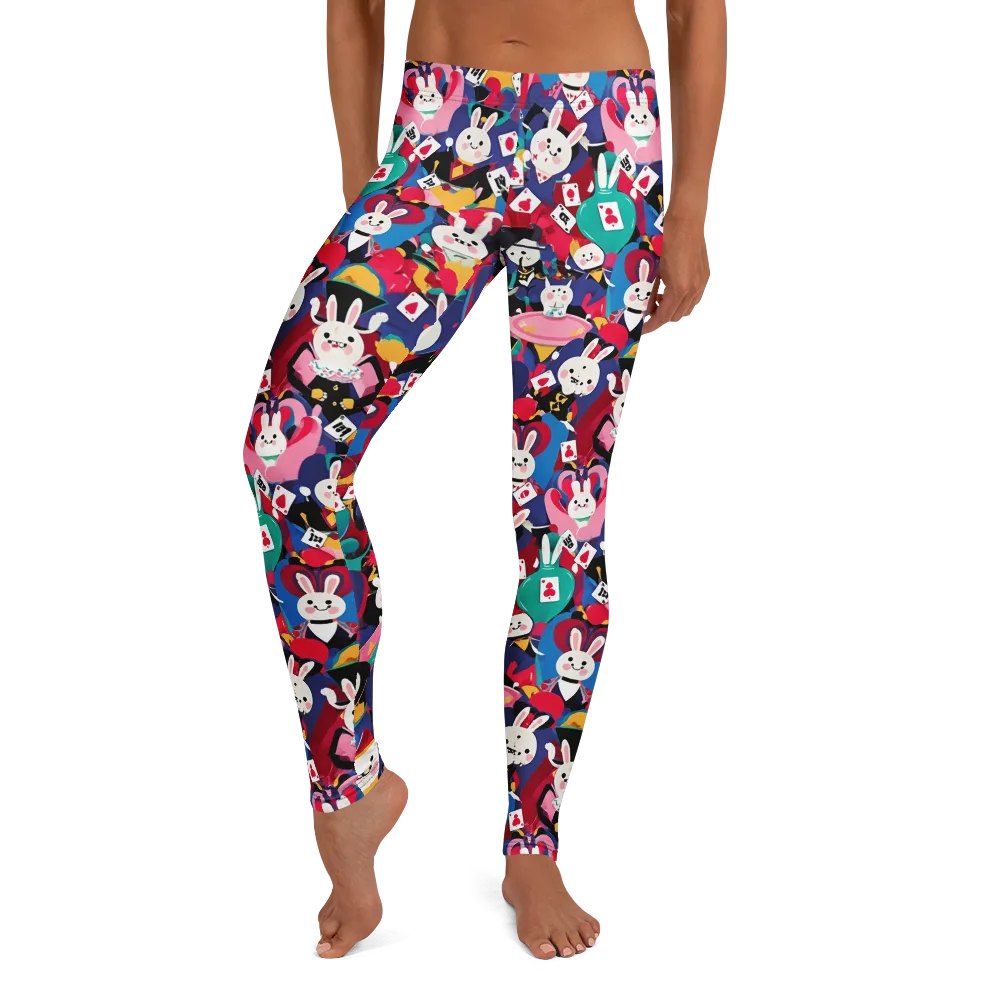 Rabbit Royale on Leggings — Front