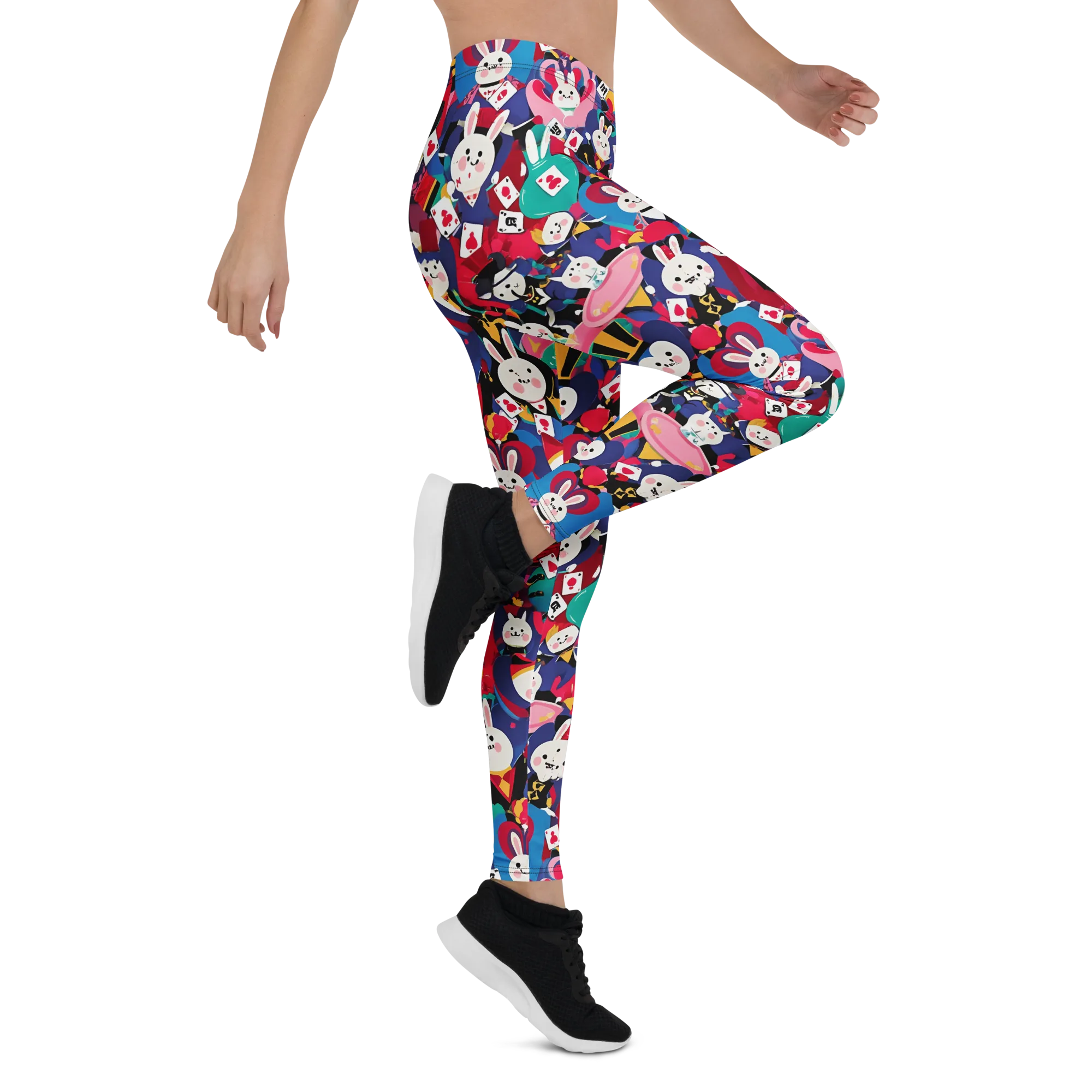 Rabbit Royale on Leggings — Right