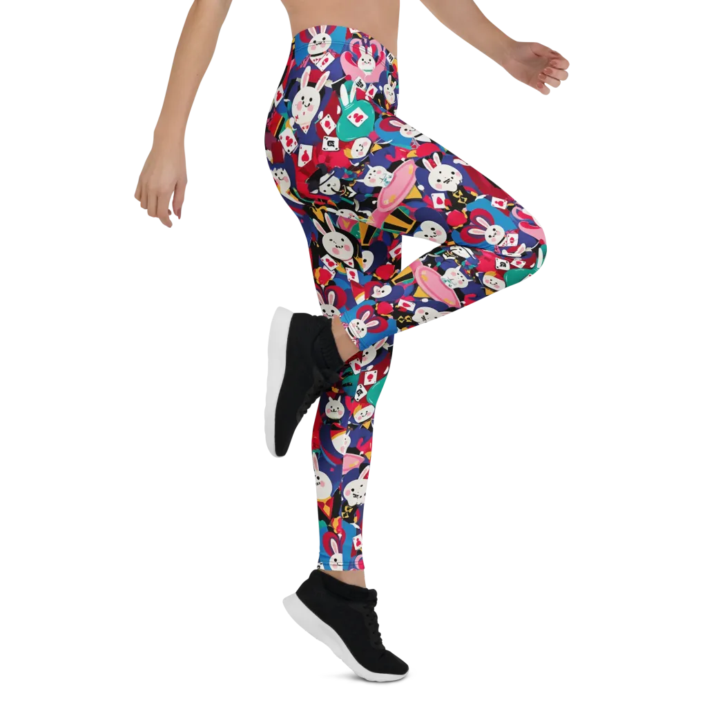 Rabbit Royale on Leggings — Right