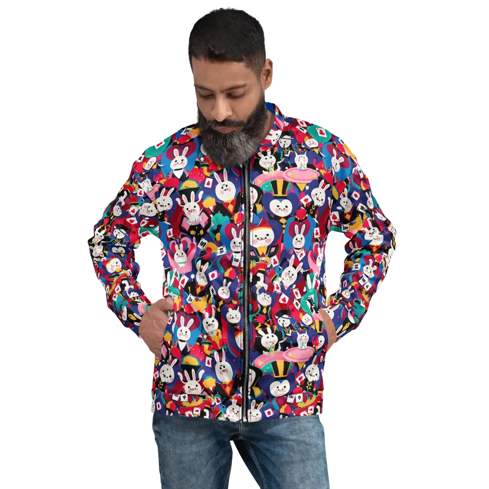 Rabbit Royale on Bomber Jacket — Front