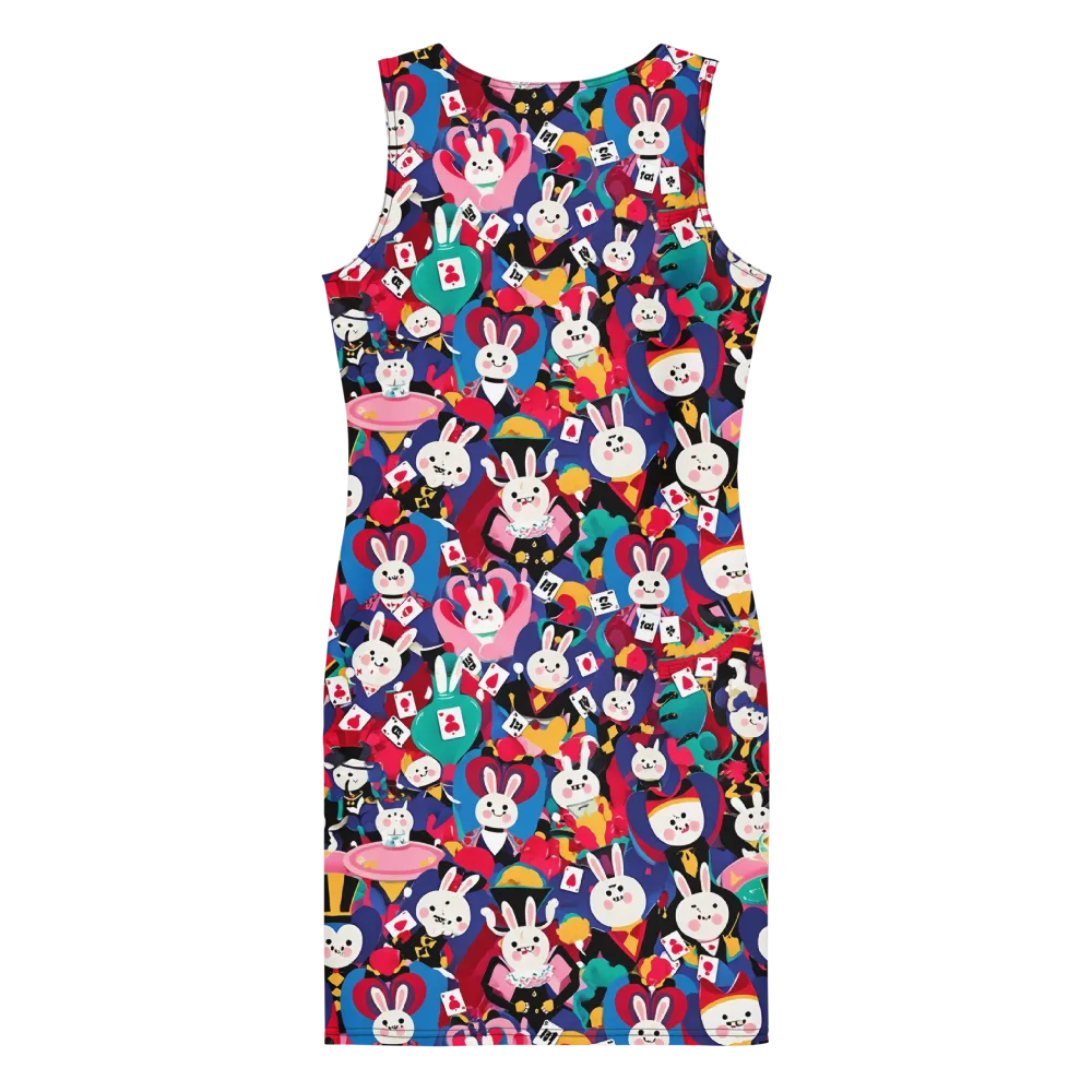 Rabbit Royale on Bodycon Dress — Back