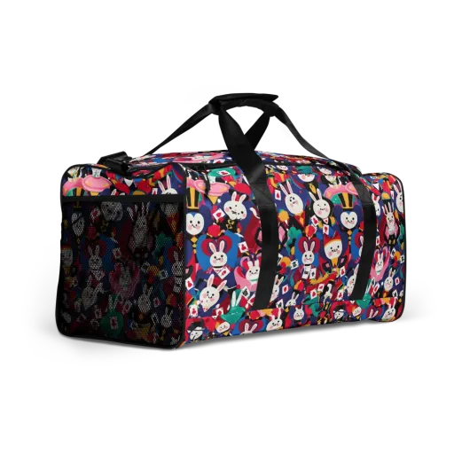 Rabbit Royale on a Duffle Bag
