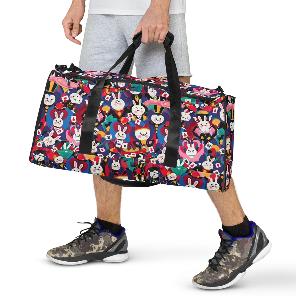 Rabbit Royale on Duffle Bag — Front