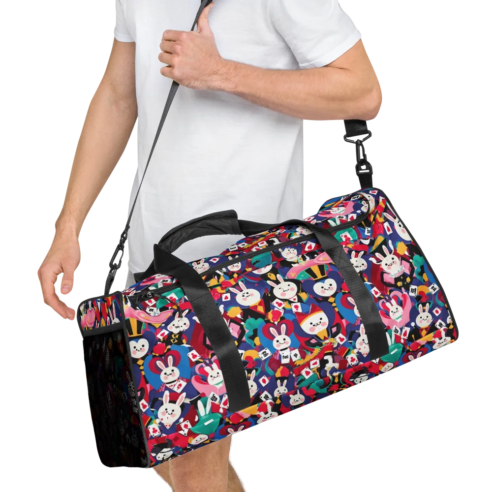 Rabbit Royale on Duffle Bag — Right Front