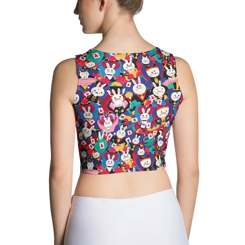 Rabbit Royale on Crop Top — Back