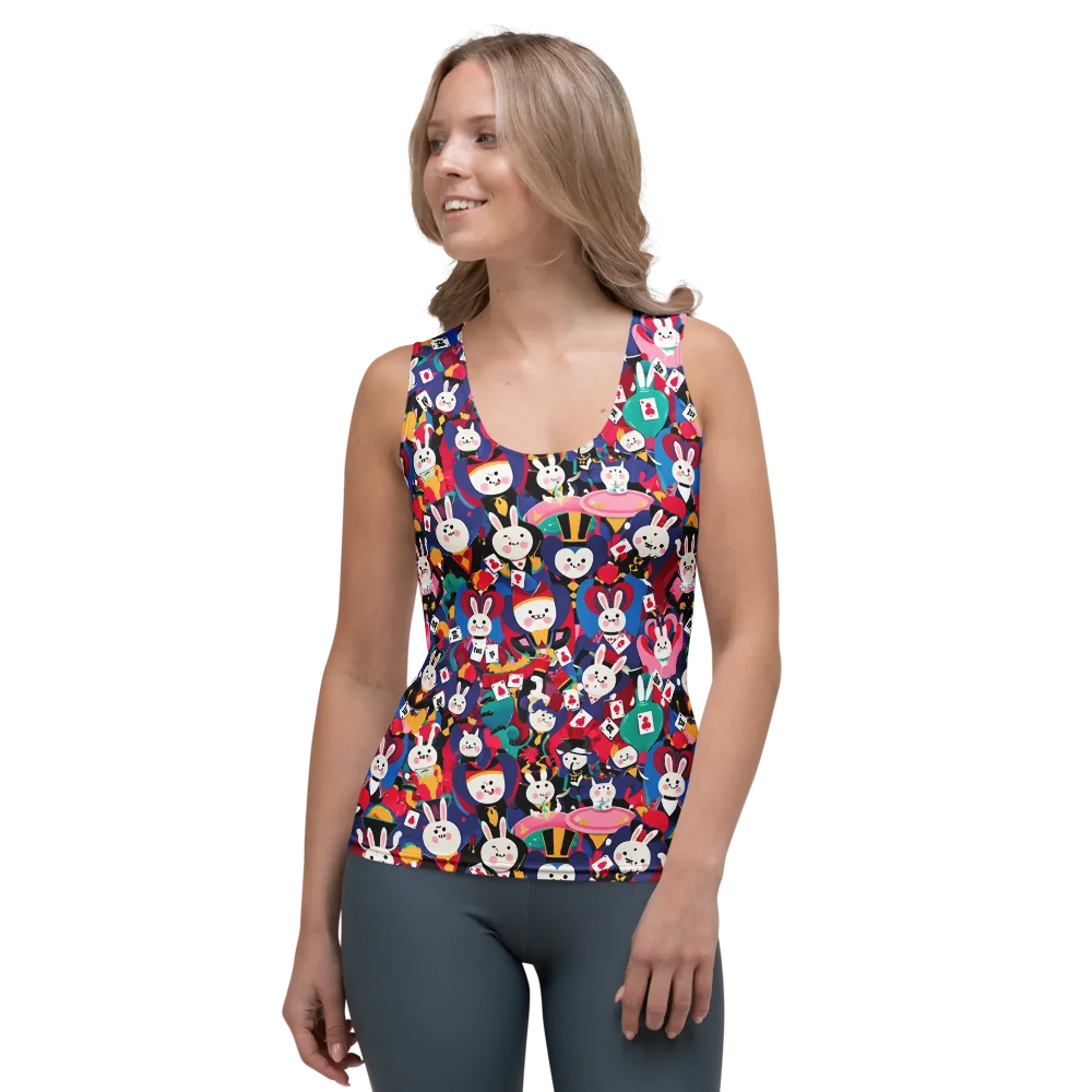 Rabbit Royale on Women's Tank Top — Front