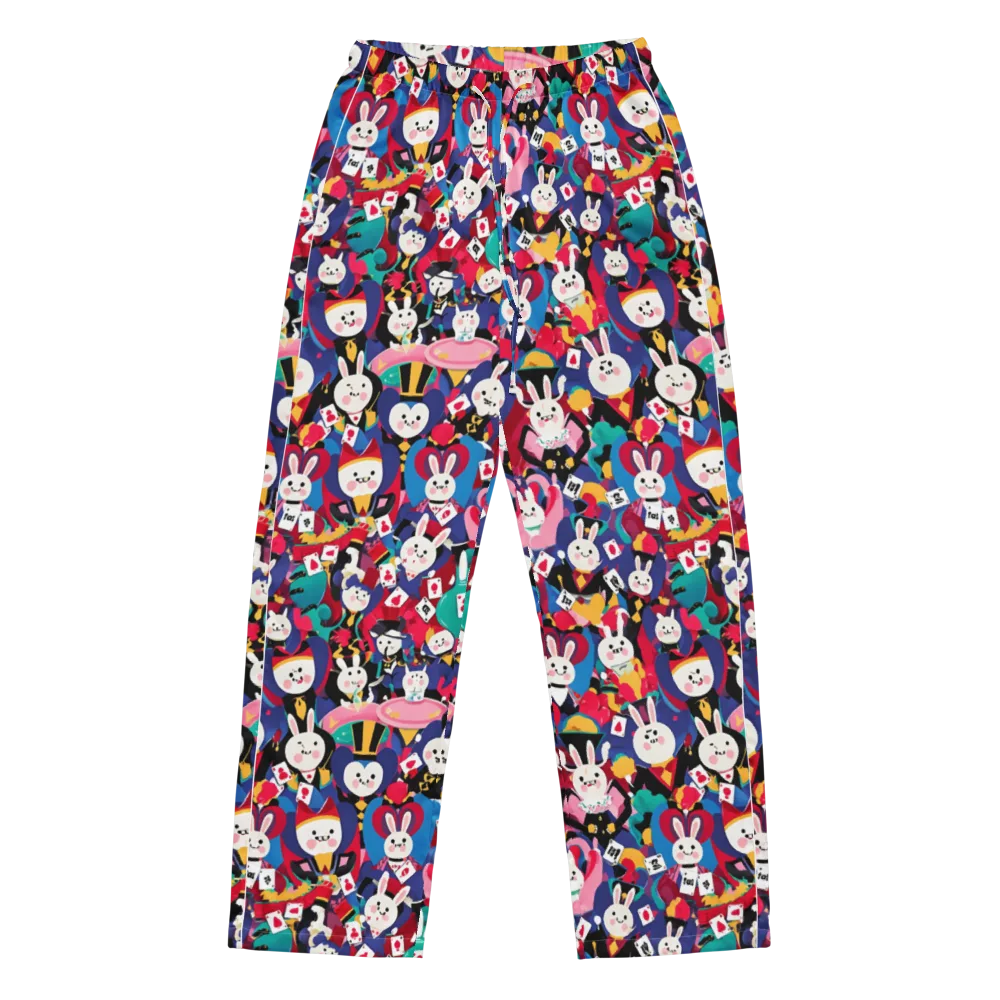 Rabbit Royale on Women's Pajama Pants — Front