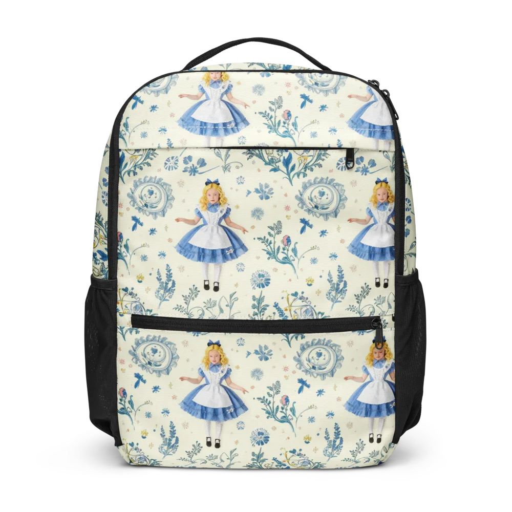 Wonderland Herbarium on Utility Backpack — Front