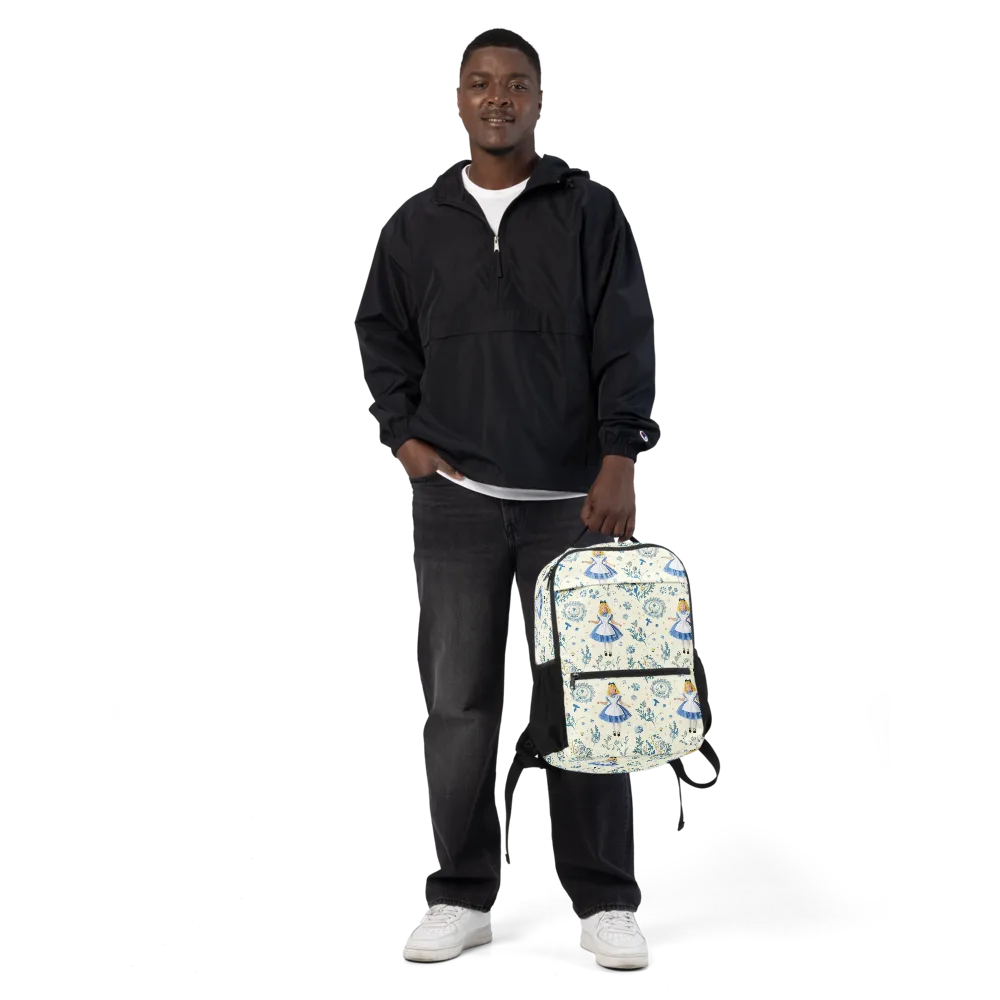 Wonderland Herbarium on Utility Backpack — Front