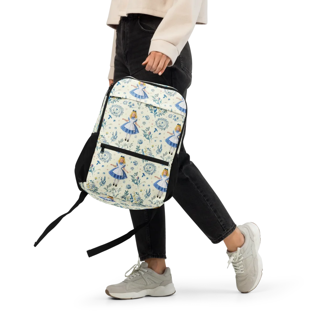 Wonderland Herbarium on Utility Backpack — Front