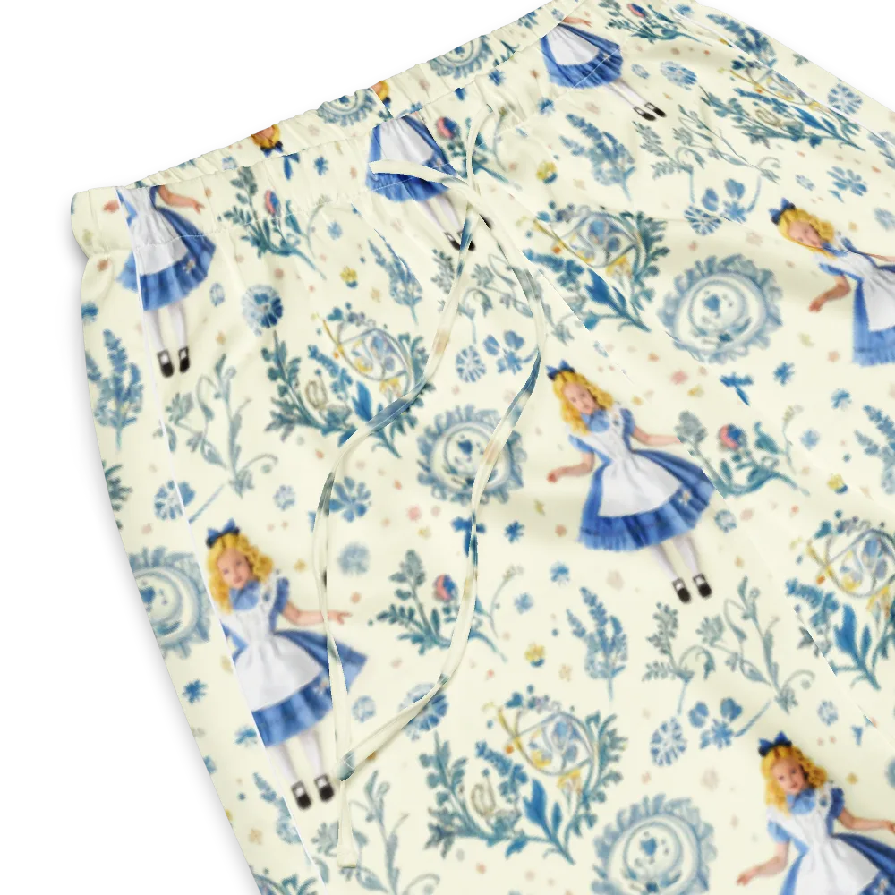 Wonderland Herbarium on Women's Pajama Pants — Product details