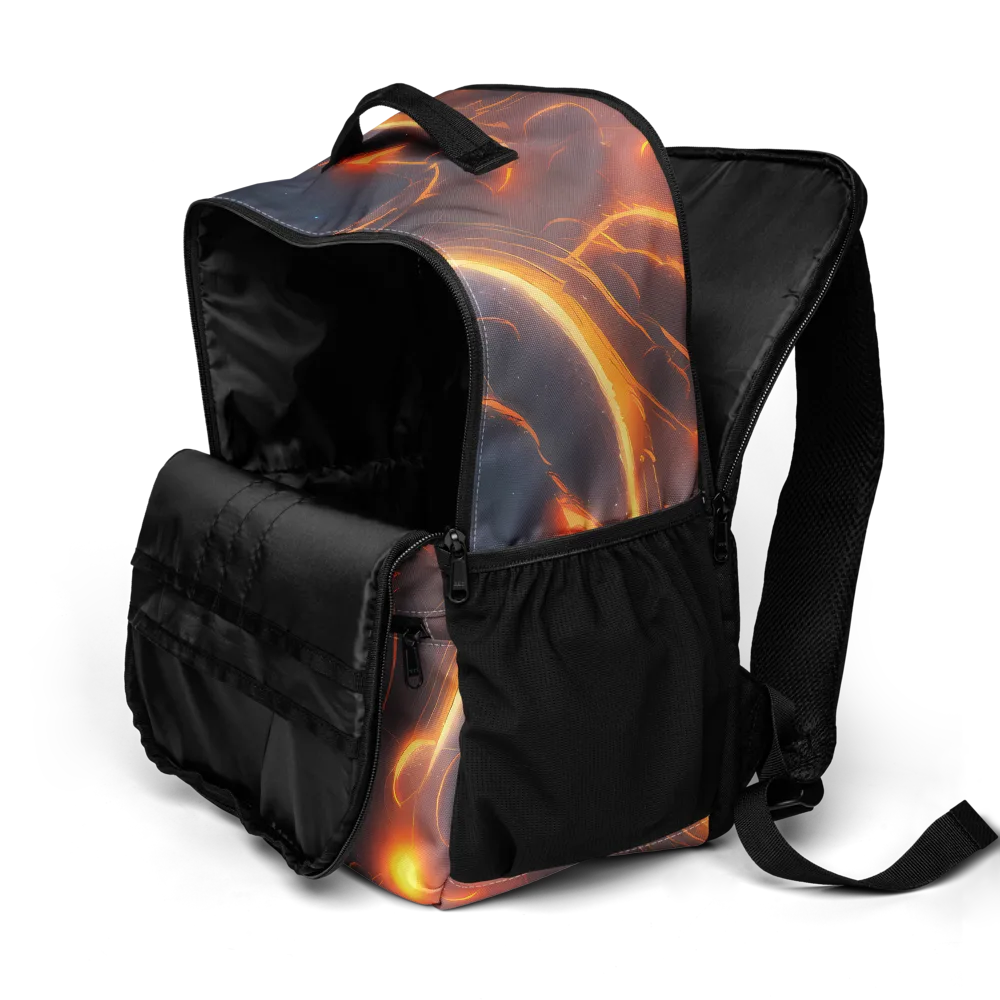 Inferno Spirals on Utility Backpack — Product details 2