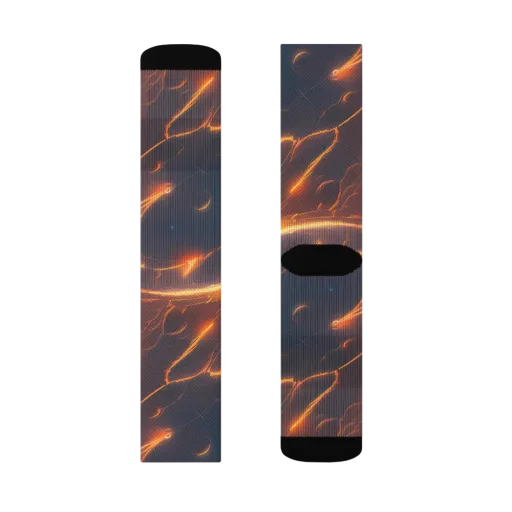 Inferno Spirals on a Socks