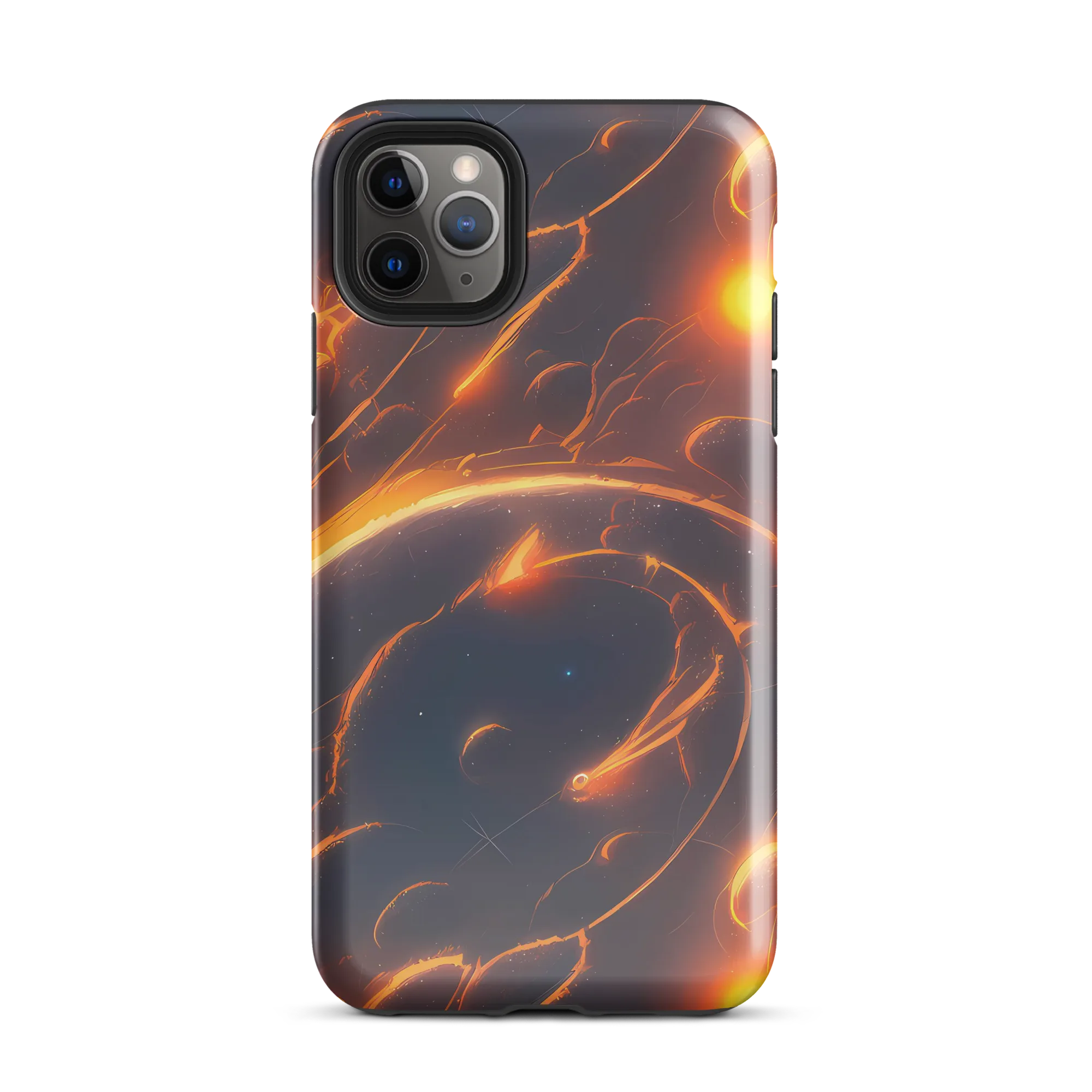 Inferno Spirals on Tough Case for iPhone® — Front