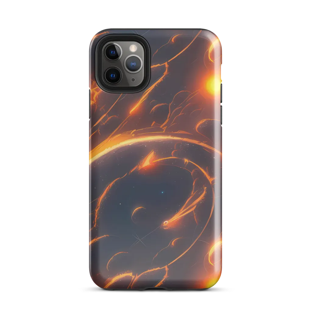 Inferno Spirals on Tough Case for iPhone® — Front