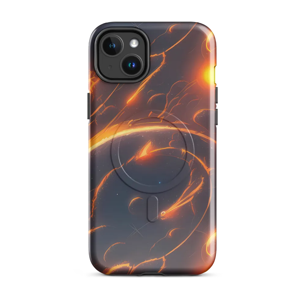 Inferno Spirals on MagSafe Tough Case for iPhone® — Front