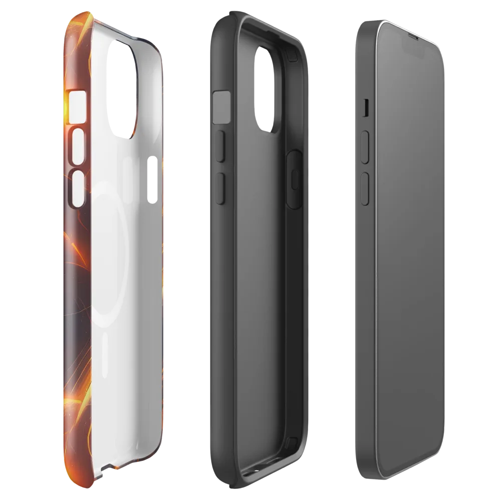 Inferno Spirals on MagSafe Tough Case for iPhone® — Front