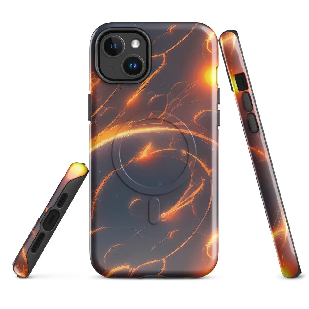 Inferno Spirals on MagSafe Tough Case for iPhone® — Front