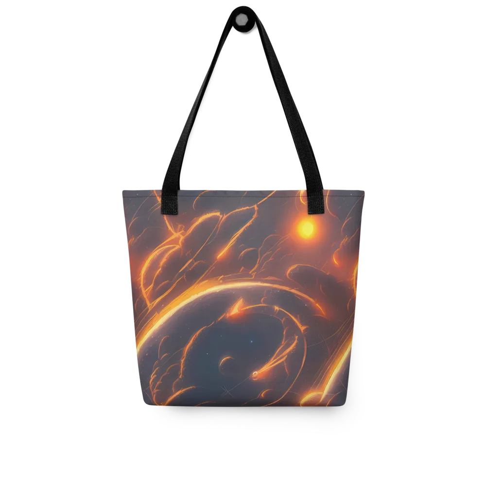 Inferno Spirals on Tote Bag — Front