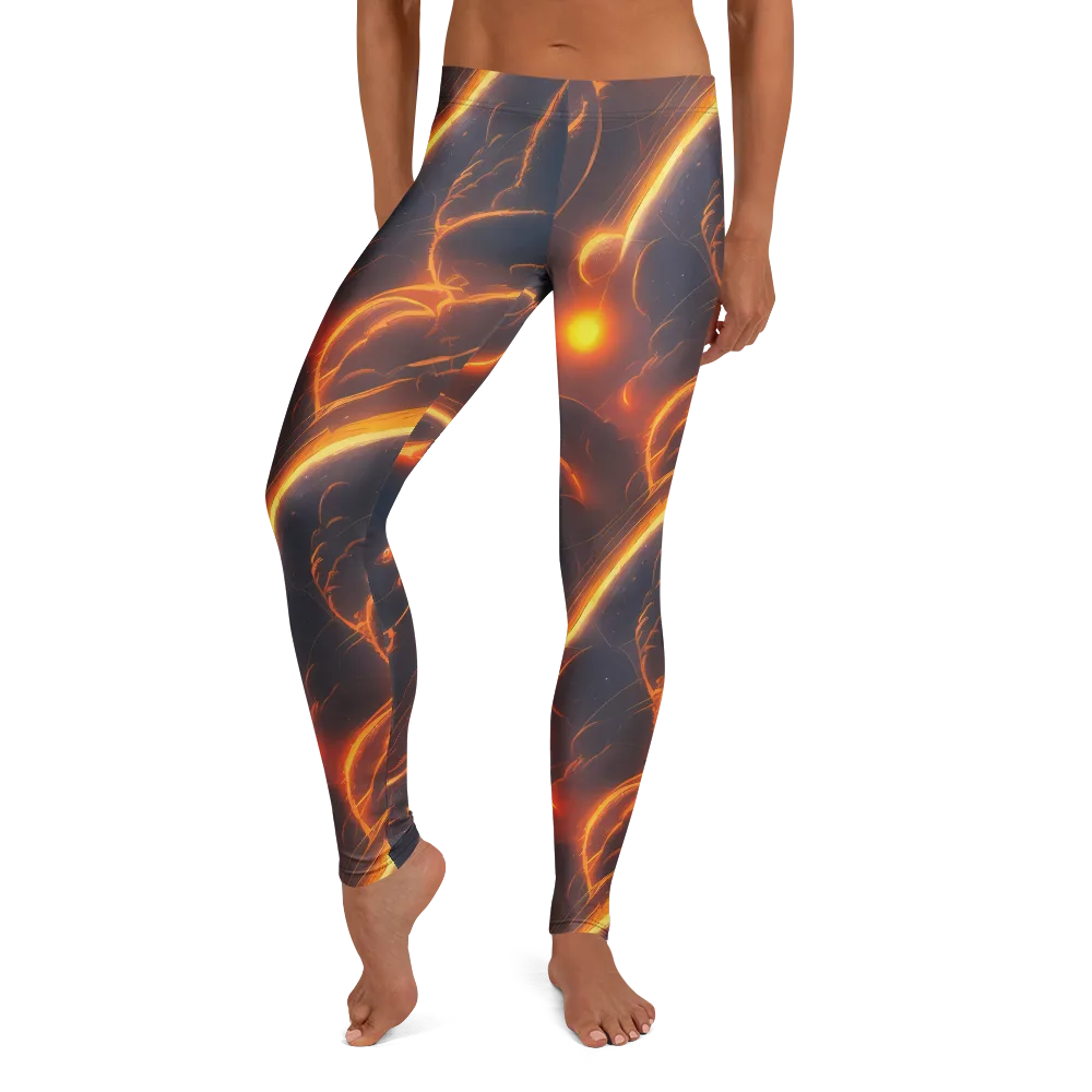 Inferno Spirals on Leggings — Front
