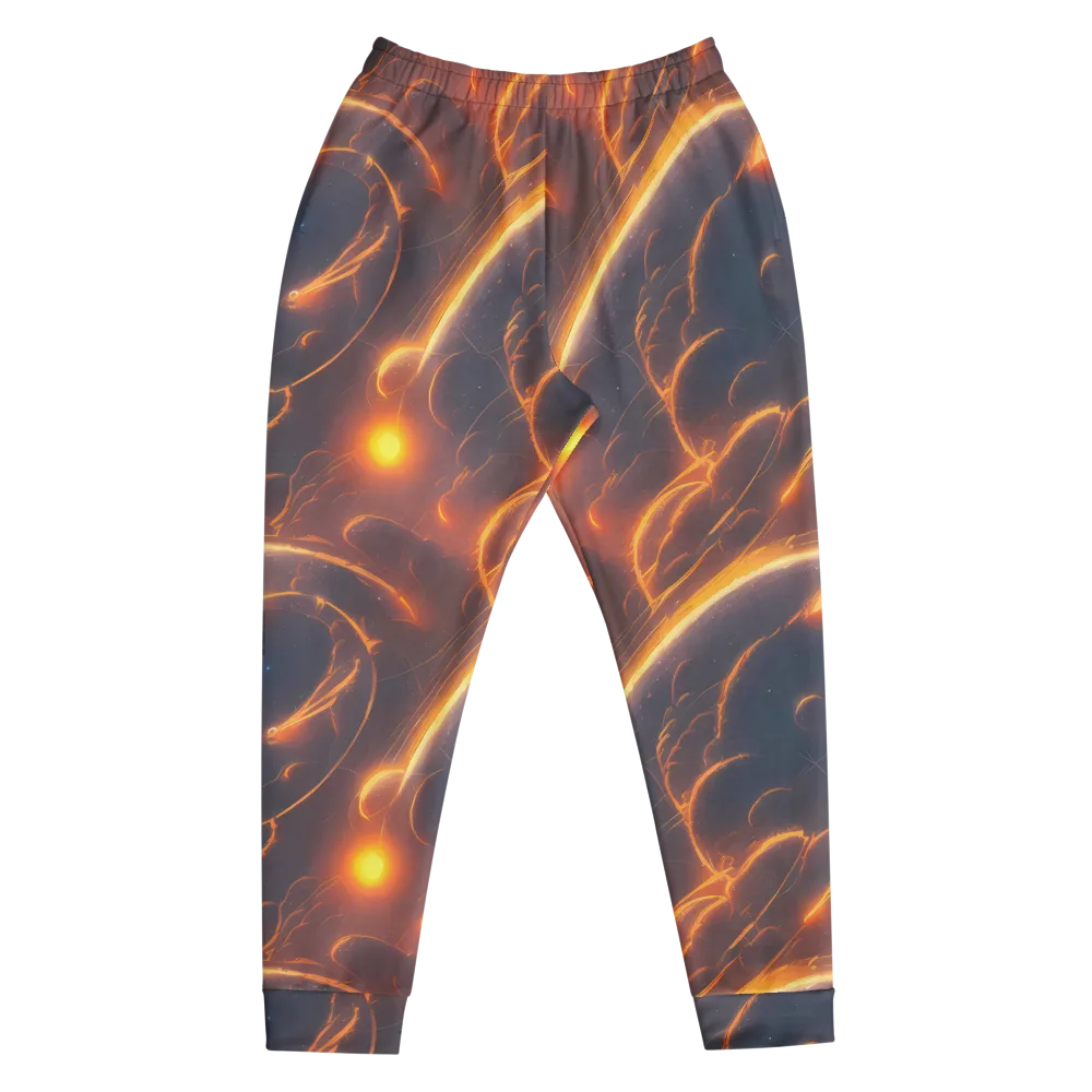 Inferno Spirals on Men's Joggers — Front